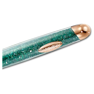 Kuličkové pero Crystalline Nova, Zelená, Pokoveno v růžovozlatém odstínu - Swarovski, 5534326