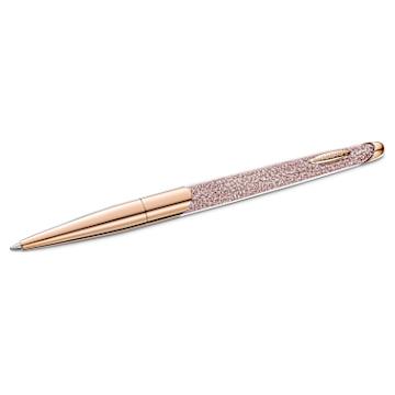 Crystalline ballpoint pen, Pink, Pink lacquered, Rose gold