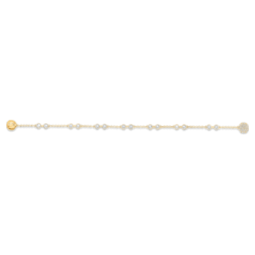 Swarovski Remix Collection carrier, Magnetic closure, White, Gold-tone plated - Swarovski, 5535353