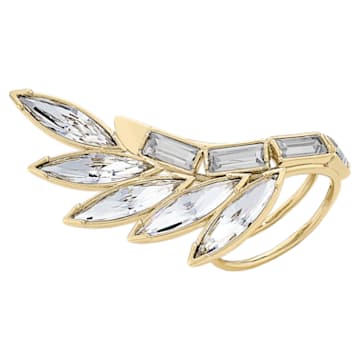 Wonder Woman Armour ring, White, Gold-tone plated - Swarovski, 5535587