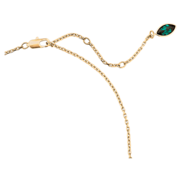 Beautiful Earth by Susan Rockefeller necklace, Mixed cuts, Bamboo, Green, Gold-tone plated - Swarovski, 5535891