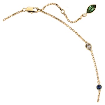 Beautiful Earth by Susan Rockefeller bib necklace, Bamboo, Multicolored, Gold-tone plated - Swarovski, 5535897