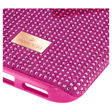 Crystalgram Heart smartphone case, Heart, iPhone® XS Max, Pink - Swarovski, 5540720