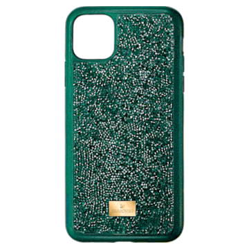 Glam Rock smartphone case , iPhone® 11 Pro Max, Green - Swarovski, 5552654
