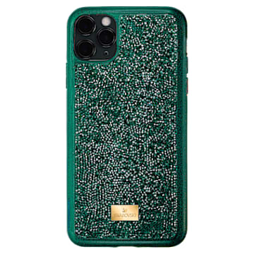 Étui pour smartphone Glam Rock, iPhone® 11 Pro Max, Vert - Swarovski, 5552654