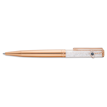 Crystalline ballpoint pen, Evil eye, Rose gold-tone, Rose gold-tone plated - Swarovski, 5553337