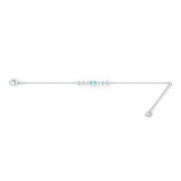 Attract 브레이슬릿, 믹스 컷, 블루, 로듐 플래팅 - Swarovski, 5556732