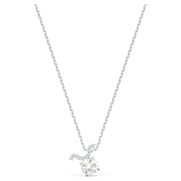 Zodiac II pendant, Libra, White, Mixed metal finish | Swarovski