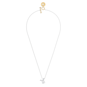 Zodiac II pendant, Taurus, White, Mixed metal finish - Swarovski, 5556905