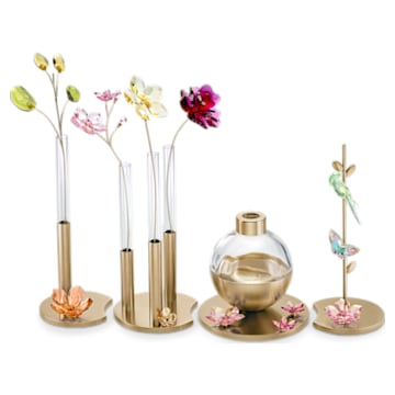 Jungle Beats Μαγνητάκι Παπαγάλος, Πράσινο, Μικρό - Swarovski, 5557813
