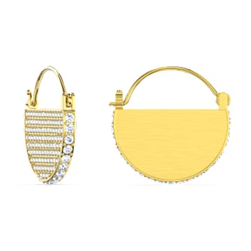 Ginger フープピアス, ゴールド系, ゴールドトーン・プレーティング - Swarovski, 5560492