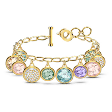 Tahlia bracelet, Multicolored, Gold-tone plated - Swarovski, 5560943
