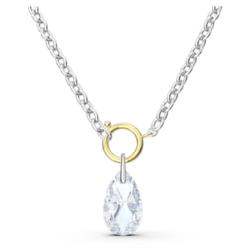 The Elements necklace, Water element, Blue, Mixed metal finish - Swarovski, 5563511