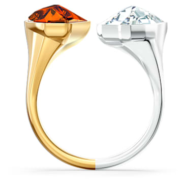 The Elements ring, Fire and air elements, Red, Mixed metal finish - Swarovski, 5563512