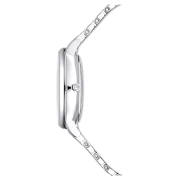Crystalline Joy watch, Metal bracelet, Silver Tone, Stainless steel - Swarovski, 5563711