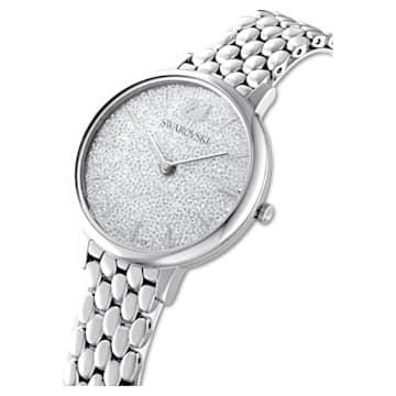 Zegarek Crystalline Joy, Metalowa bransoleta, W odcieniu srebra, Stal szlachetna - Swarovski, 5563711