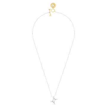 Zodiac II Anhänger, Zwillinge, Weiß, Metallmix - Swarovski, 5563893