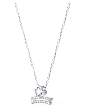 Pendentif Zodiac II, Balance, Blanc, Finition mix de métal - Swarovski, 5563895