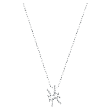Pendentif Zodiac II, Poissons, Blanc, Finition mix de métal - Swarovski, 5563896