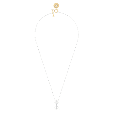 Přívěsek Zodiac II, Střelec, Bílá, Povrchová úprava použitím směsi kovů - Swarovski, 5563897