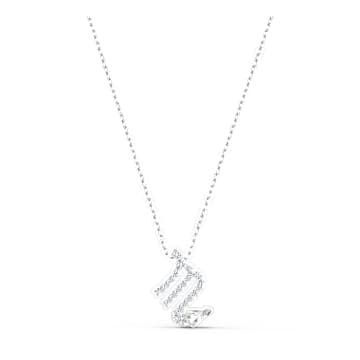 Zodiac II 펜던트, 전갈자리, 화이트, 믹스 메탈 피니시 - Swarovski, 5563898