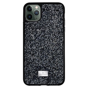 Glam Rock smartphone case , iPhone® 12 Pro Max, Black - Swarovski, 5565177