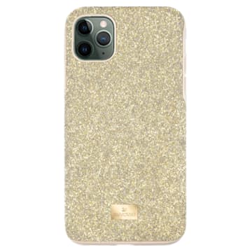 High 스마트폰 케이스, iPhone® 12 Pro Max, 골드 톤 - Swarovski, 5565179