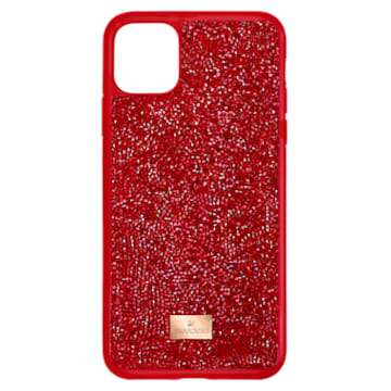 Étui pour smartphone Glam Rock, iPhone® 12/12 Pro, Rouge - Swarovski, 5565182