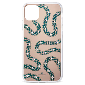 Theatrical Smartphone case with bumper, iPhone® 11 Pro Max, Green - Swarovski, 5565201