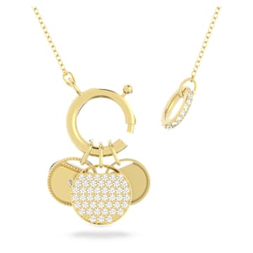 Ginger Charms 項鏈, 金色, 鍍金色色調 - Swarovski, 5567530