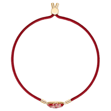 Swarovski Power Collection bracelet, Fire element, Red, Gold-tone plated - Swarovski, 5568269