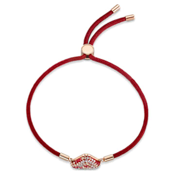 Bracelet Swarovski Power Collection, Élément feu, Rouge, Placage de ton or - Swarovski, 5568269