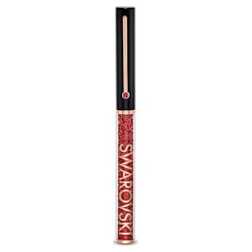 Długopis Crystalline Gloss, Czerwony, Pokryty czarnym lakierem, powłoka w odcieniu różowego złota - Swarovski, 5568754