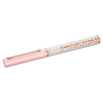 Crystalline Gloss 볼포인트 펜, 핑크, 핑크 래커 처리, 로즈 골드 톤 플래팅 - Swarovski, 5568756
