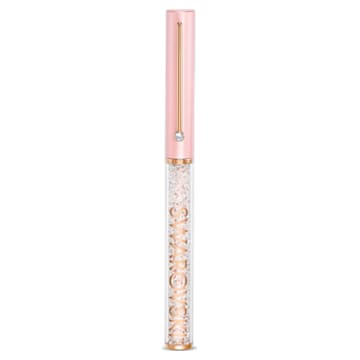 Bolígrafo Crystalline Gloss, Rosa, Lacado rosa, baño tono oro rosa - Swarovski, 5568756