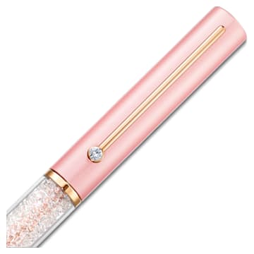 Penna a sfera Crystalline Gloss, Rosa, Placcato color oro rosa - Swarovski, 5568756