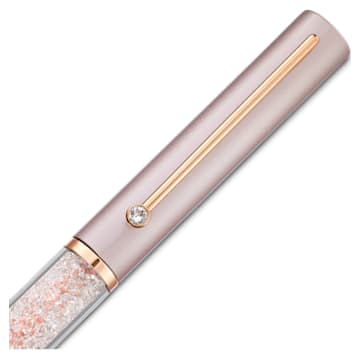 Crystalline Gloss 圆珠笔, 玫瑰金色调, 粉色漆面，镀玫瑰金色调 - Swarovski, 5568759