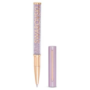 Crystalline Gloss ballpoint pen, Purple, Rose gold-tone plated - Swarovski, 5568764