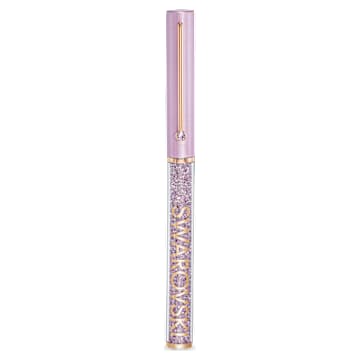 Crystalline Gloss ballpoint pen, Purple, Purple lacquered, Rose gold-tone plated - Swarovski, 5568764