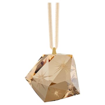 Daniel Libeskind Eternal Star hanging ornament, Star, Gold tone - Swarovski, 5569383