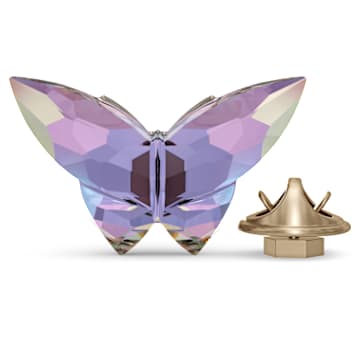 Jungle Beats Magnes Motyl, fioletowy, mały - Swarovski, 5572153