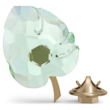 Jungle Beats Magnet Feuille, Vert, grand modèle - Swarovski, 5572156
