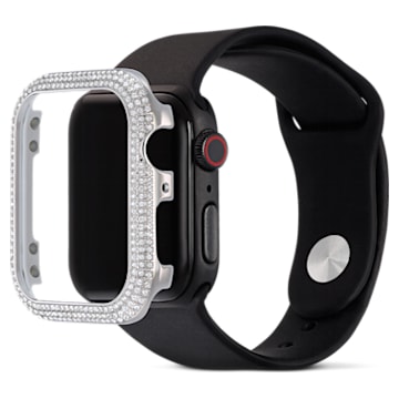 Carcasă compatibilă cu Apple Watch® Sparkling, Nuanță argintie - Swarovski, 5572426