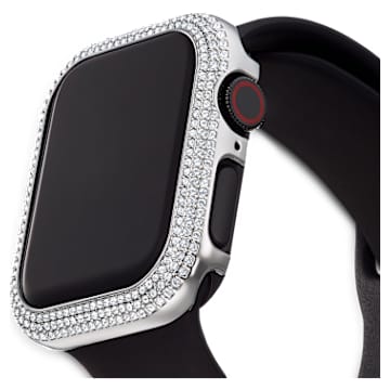 Carcasă compatibilă cu Apple Watch® Sparkling, 40 mm, Nuanță argintie - Swarovski, 5572573