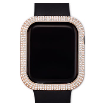 Sparkling case compatible with Apple Watch®, 40 mm, Rose gold-tone - Swarovski, 5572574