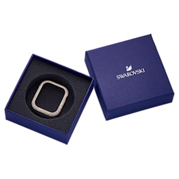Carcasa compatible con Apple Watch® Sparkling, Tono oro rosa, Baño tono oro rosa - Swarovski, 5572574