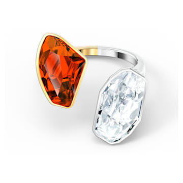 The Elements ring, Fire and air elements, Red, Mixed metal finish - Swarovski, 5572881