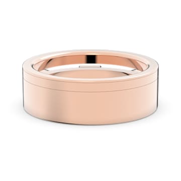 Thrilling ring, White, Rose gold-tone plated - Swarovski, 5572923