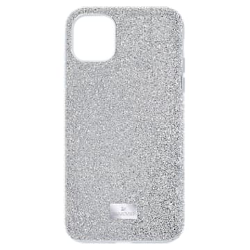 Husă pentru smartphone High, iPhone® 12 mini, Nuanță argintie - Swarovski, 5574042