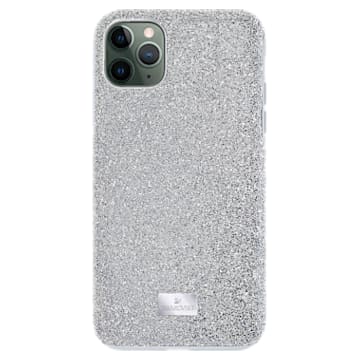 Husă pentru smartphone High, iPhone® 12 mini, Nuanță argintie - Swarovski, 5574042